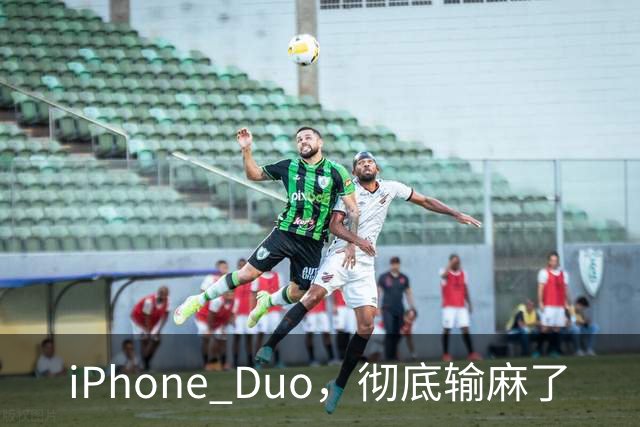 iPhone Duo，彻底输麻了